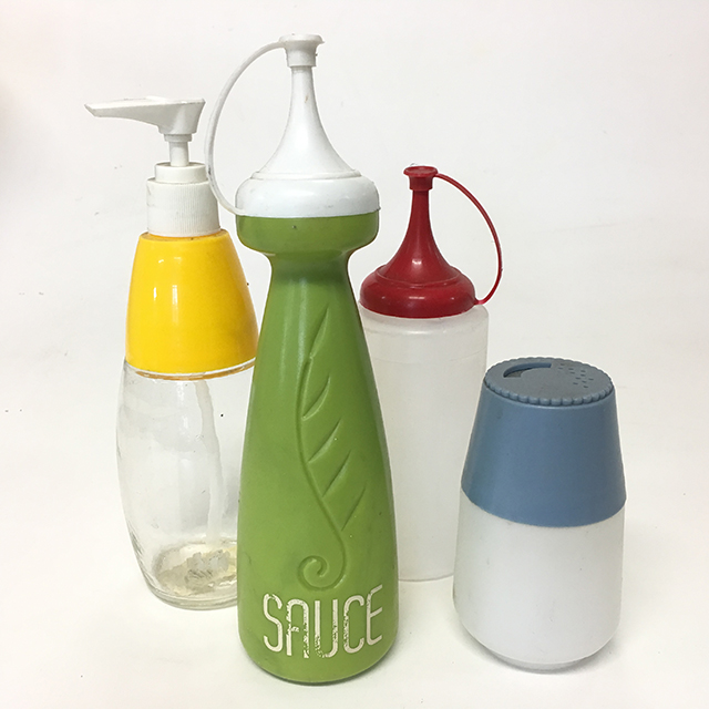SAUCE BOTTLE, Diner Style Assorted